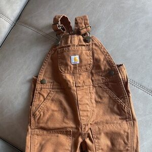 Carhartt Tan Bib Overalls